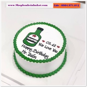 Bánh Sinh Nhật Hình Lon Bia Chai Rượu - LK48